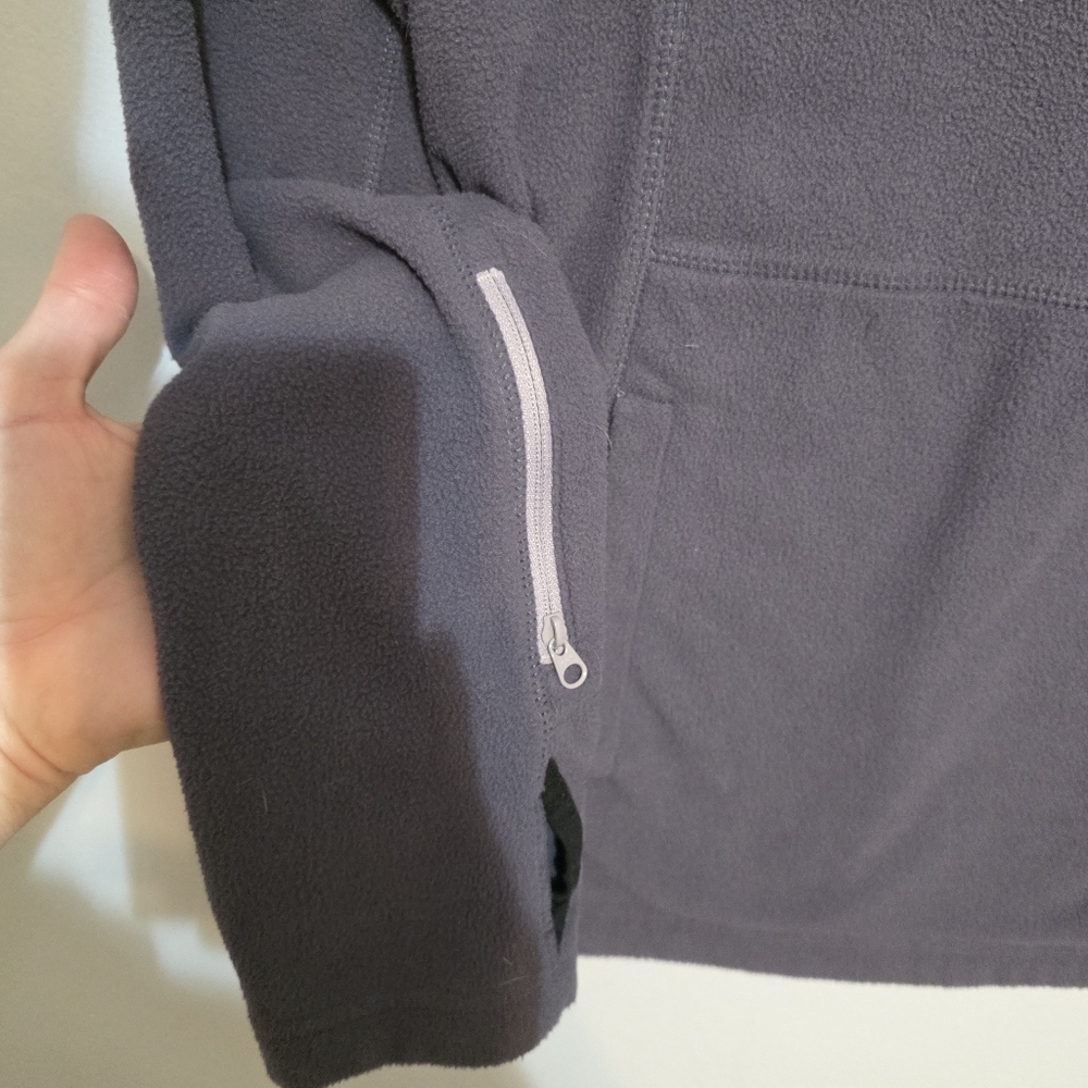 The North Face Gray Fleece Quarter Zip Pullover XS - Picture 4 of 8